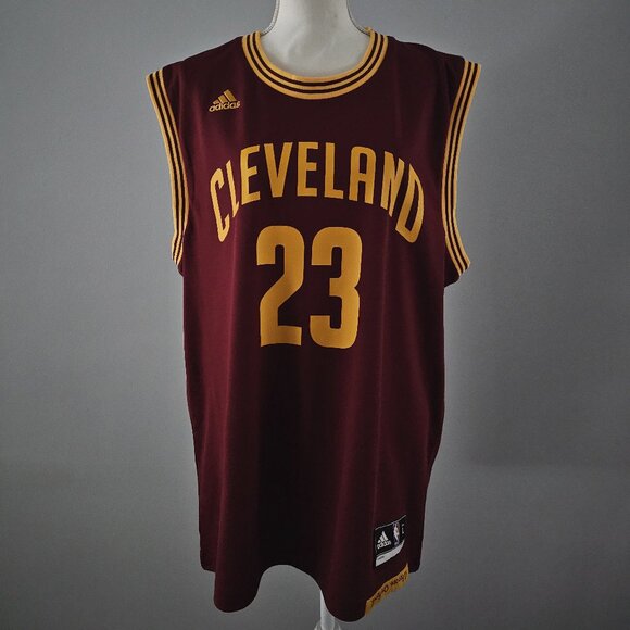 adidas Other - men's ADIDAS #23 polyester LEBRON JAMES cleveland cavaliers SWINGMAN JERSEY